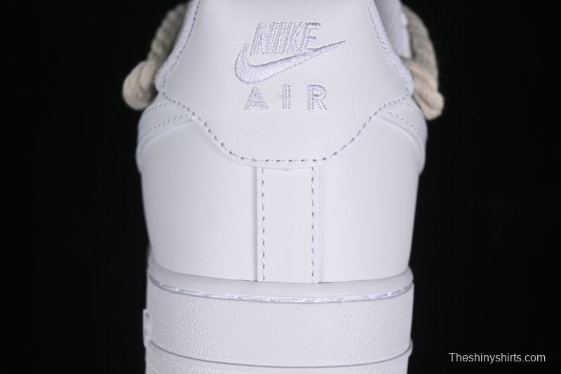 Nike Air Force 1 '07 Low White Deconstructed Casual Sneakers - CW2288-046