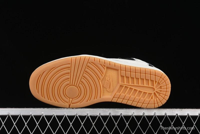 Nike Travis Scott x Fragment Design x Air Jordan 1 Low OG SP AJ1 Retro Sneakers - JH6089-004