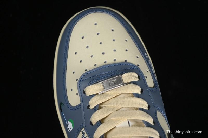 Nike Air Force 1 Low "Ghost Fire Clown" Halloween Themed Casual Sneakers - XL2321-333