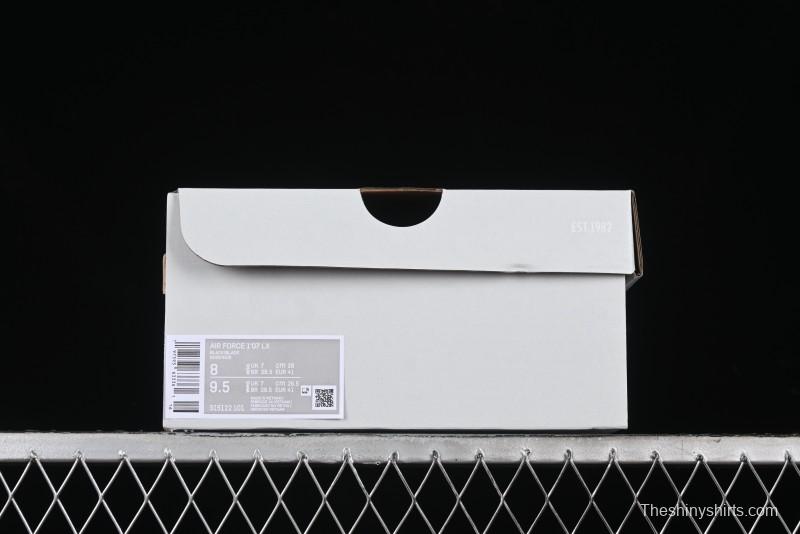 Nike Air Force 1 '07 Low LV Custom All Black Casual Sneakers - 315122-101
