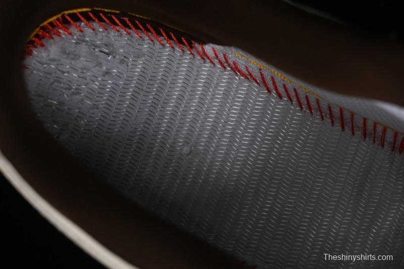 Nike Air Force 1 '07 Low UN Collaboration Casual Sneakers in Off-White with Yellow Stitch - KK3333-002