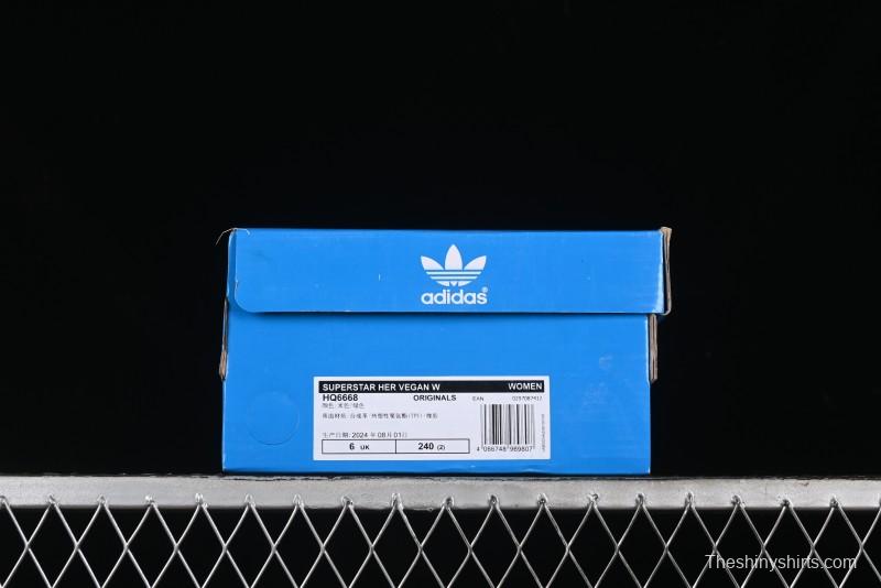 Adidas Superstar HQ6668 Casual Sneakers with Shell Toe Design