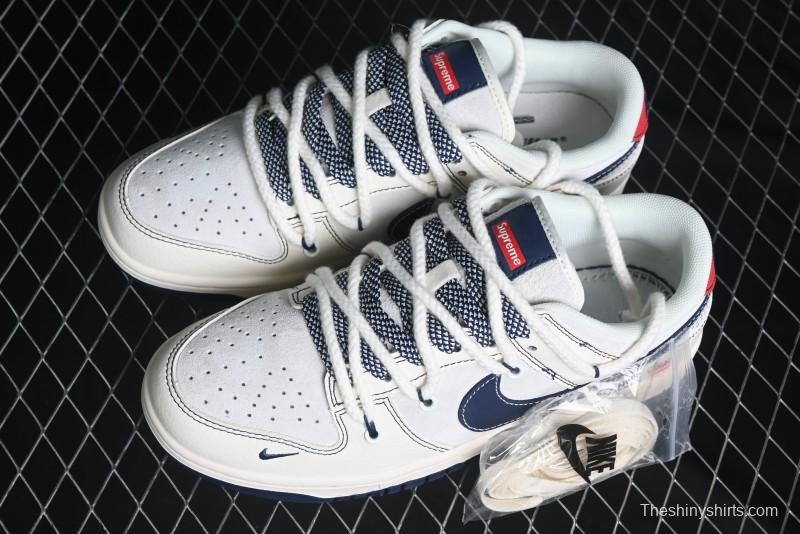 Nike SB Dunk Low Stone Island Anniversary Edition Customized Low-Top Casual Skate Shoes - YX5066-201