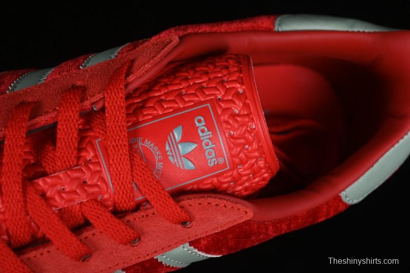 Adidas Originals Gazelle Indoor Sneakers with Thick Sole for Casual Wear Non-Slip耐磨 Low-Top Board Shoes - IG6786