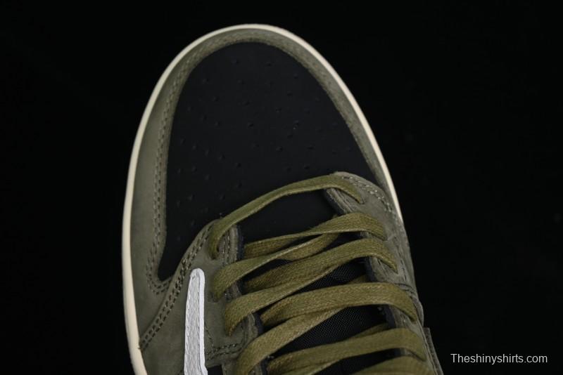 Nike Travis Scott x Air Jordan 1 Low OG AJ1 Collaboration Reverse Swoosh Sneakers - DM7866-002