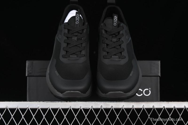 ECCO DRIVE Series Outdoor Waterproof Breathable Slip-Resistant Retro Fashion Patchwork Hiking Shoes - 88259401001