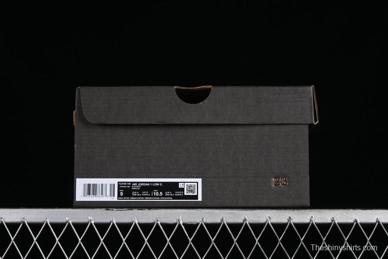 Nike Air Jordan 1 Low Golf AJ1 Retro Golf Shoes with Laser Patent Leather and Double Hook Design - FZ4159-100