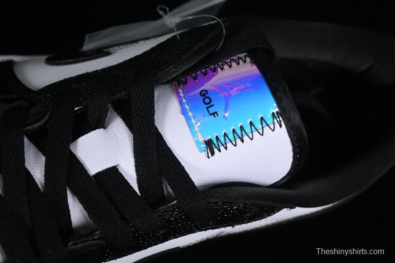 Nike Air Jordan 1 Low Golf AJ1 Retro Golf Shoes with Laser Patent Leather and Double Hook Design - FZ4159-100