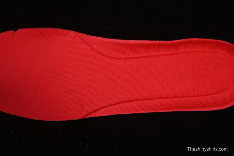 Christian Louboutin Funnyto Flat French Luxury Brand Green Color Block Low Top Sneakers - X.D4