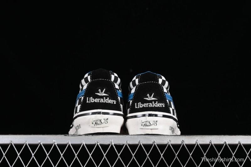 Vans SK8-Mid x Liberaiders Origami Checkerboard Mid-Top Casual Skate Shoes - VN0A3TKNQXH