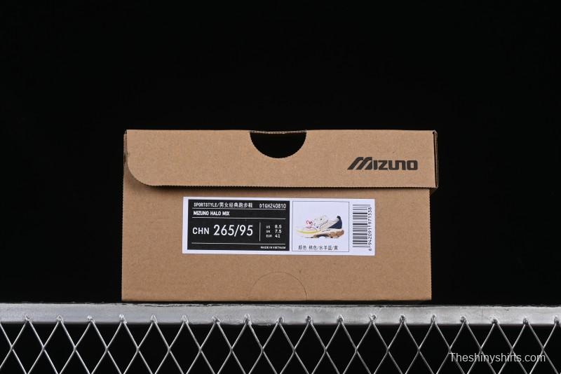 Mizuno Halo Mix Fabric Breathable Low-Top Casual Running Shoes - D1GH240810