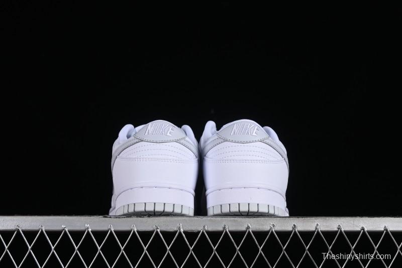 Nike SB Dunk Low All-White Low-Top Casual Skate Shoes - DV0831-101