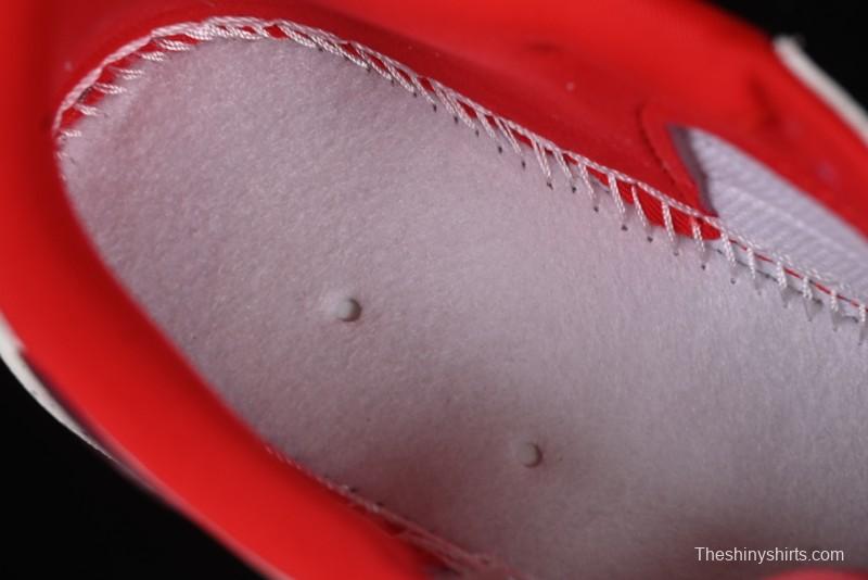 Nike Travis Scott x Fragment Design x Air Jordan 1 Low OG SP AJ1 Stone Island Collaboration Pomegranate Red Low-Top Casual Sneakers - CF3688-077