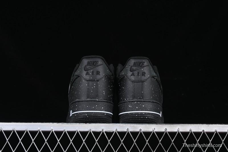 Nike Air Force 1 '07 Low Casual Sneakers with Black Splatter Design - ZH0316-046