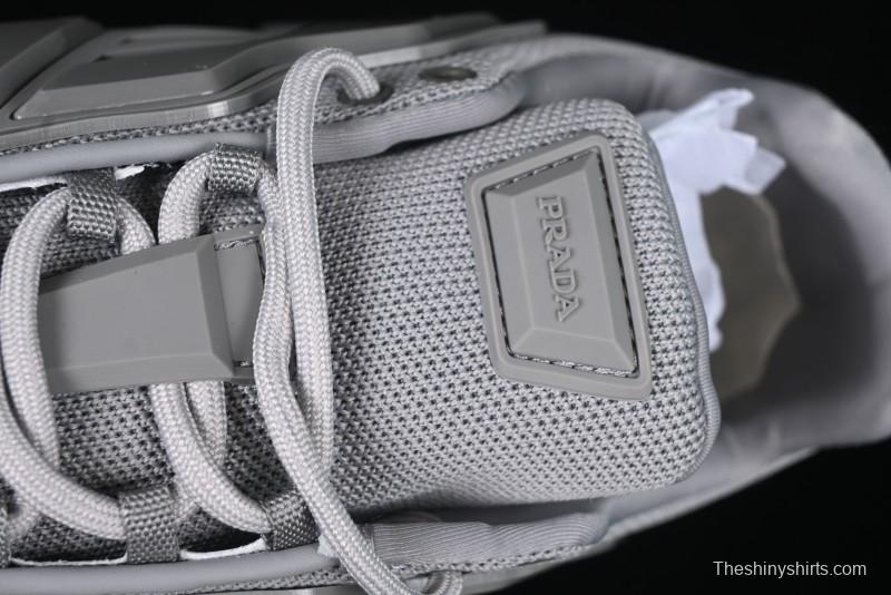 Prada Cloudbust Air Thunder Lifestyle Low-Top Sneakers with Anti-Slip and Wear-Resistant Design - 2EG293