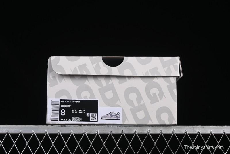 Nike Air Force 1 '07 Low The North Face x Comme des Garçons Black White Line Casual Sneakers - HH7518-050