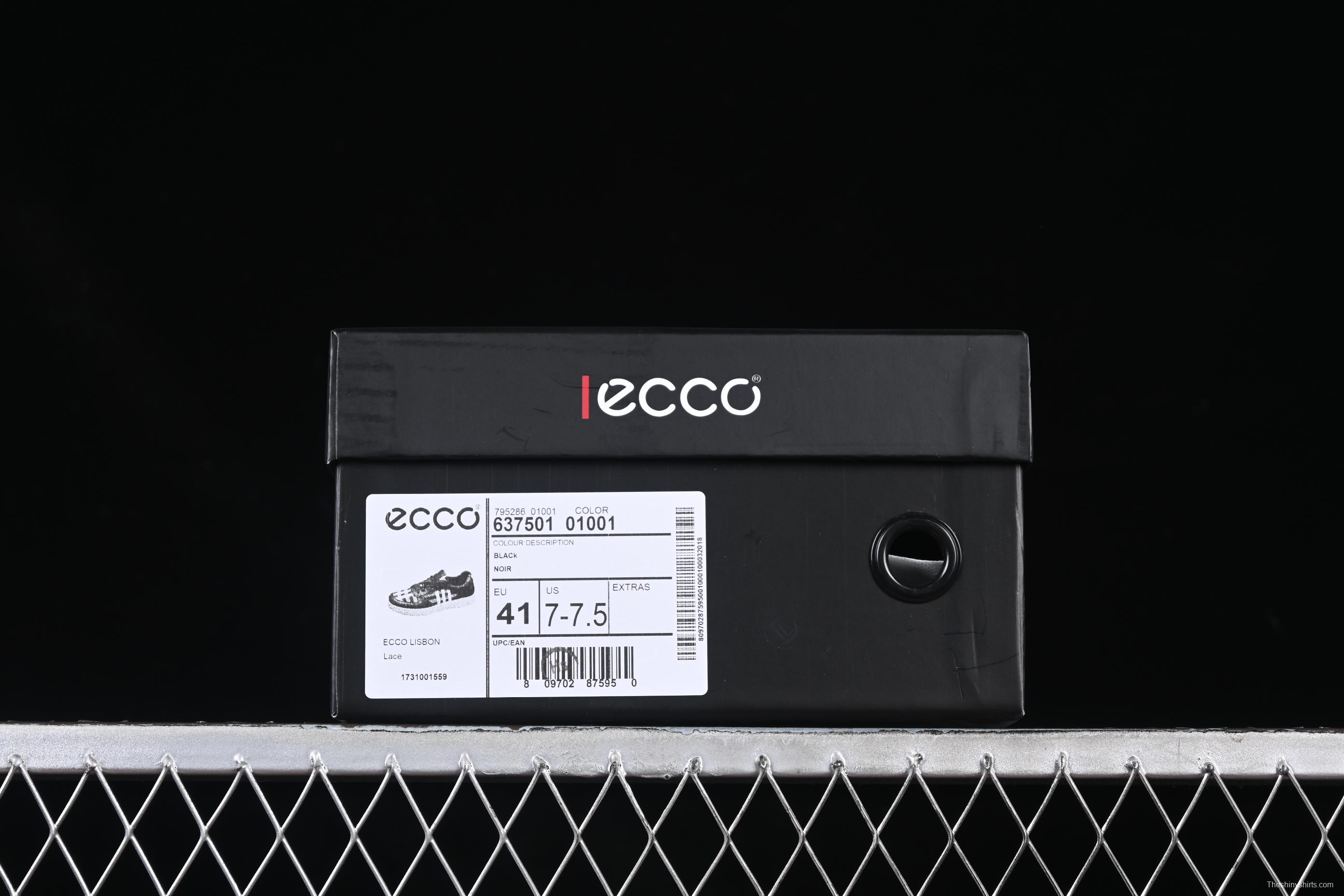 ECCO Street Flow Casual Sneakers with Color Blocking Design - 63750101001