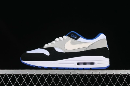Nike Air Max 1 Retro Running Shoes with Half-Sole Air Cushion - 875855-001