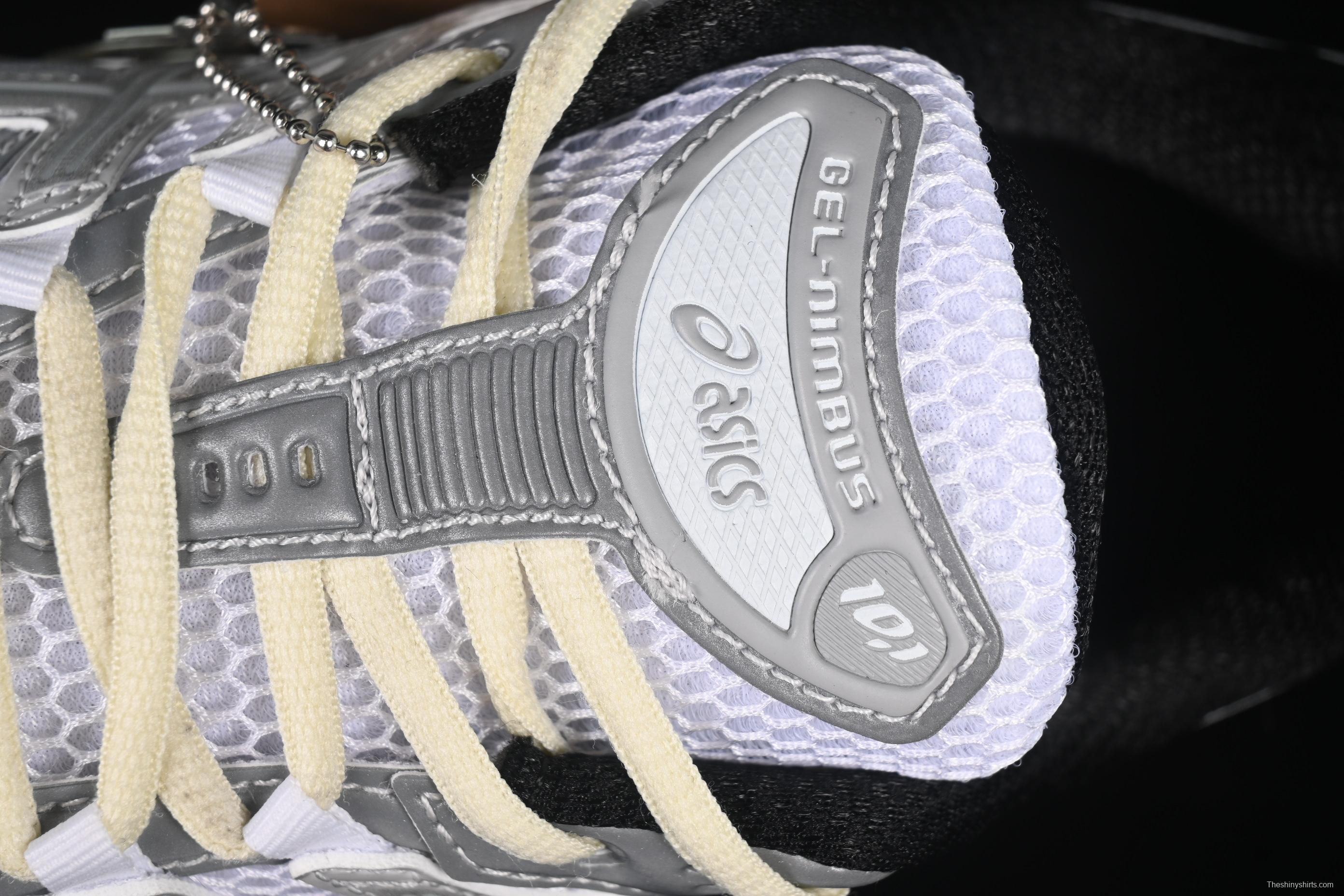 Asics Gel-Nimbus 10.1 Retro Breathable Casual Shoes with Cushioning for Men - 1203A673-100