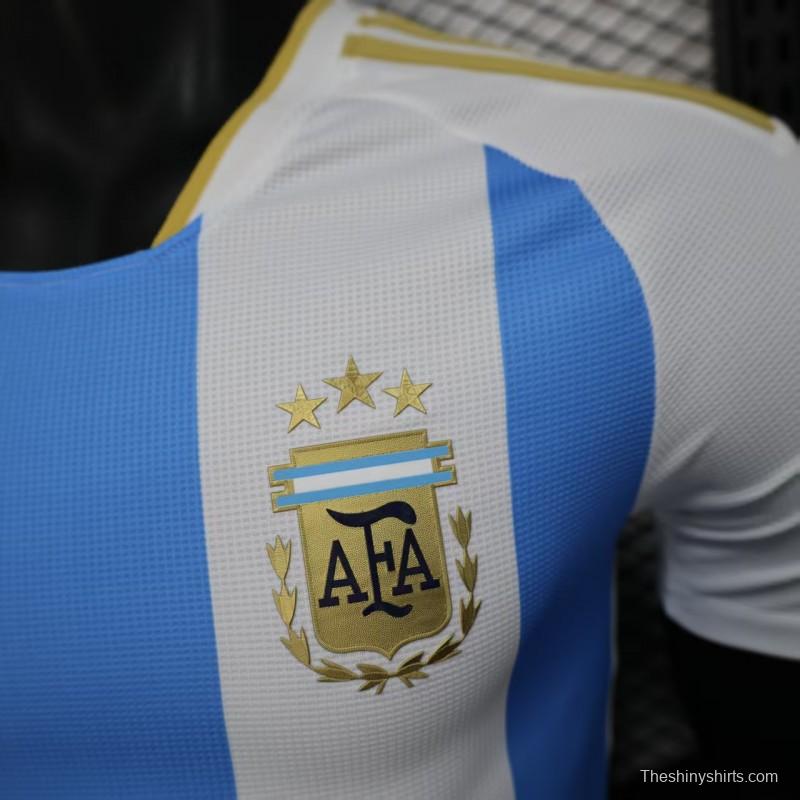 Player Version 2025 Argentina Home Jersey