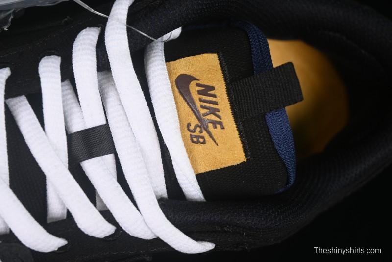 Nike SB Dunk Low Pro ISO Black Gum Rubber SB Low-Top Skateboarding Shoes - CD2563-006