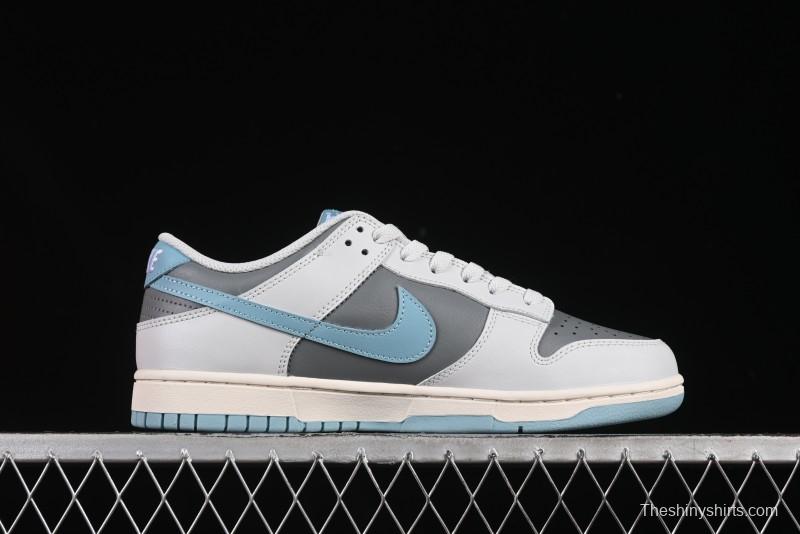 Nike SB Dunk Low Blue Grey Low-Top Casual Skate Shoes - HF5441-001