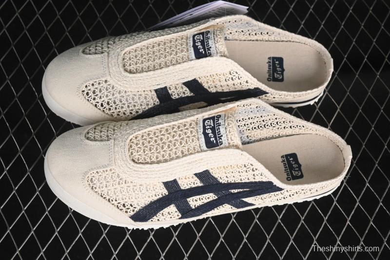Onitsuka Tiger Mexico 66 Sabot Slip-On Shoes with Breathable Mesh Upper - 1183C123-200