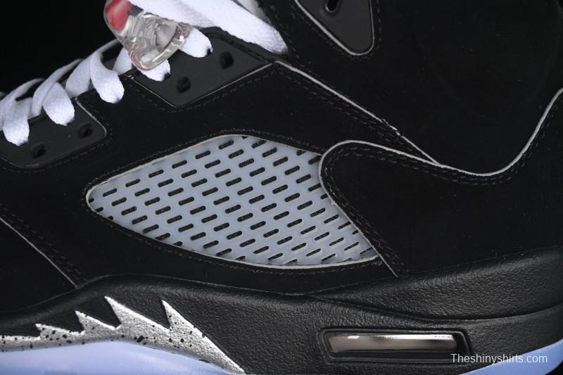 Nike Air Jordan 5 Black Metallic Reimagined Basketball Shoes HF3975-001