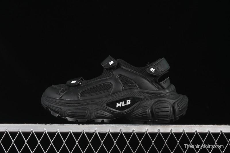 Adidas NY MLB Winner Chunky Mask New York Yankees Height Increase Platform Sandals - 3ASDW015350BKS