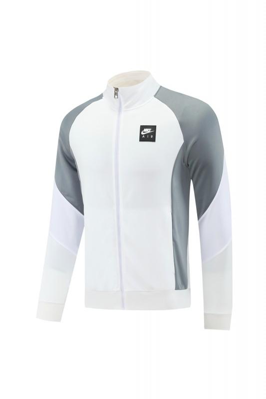 2025 NIKE WHITE/Grey Full Zipper Jacket +Long Pants
