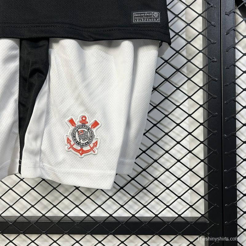 25/26 Kids Corinthians Home Size 16-28 Jersey
