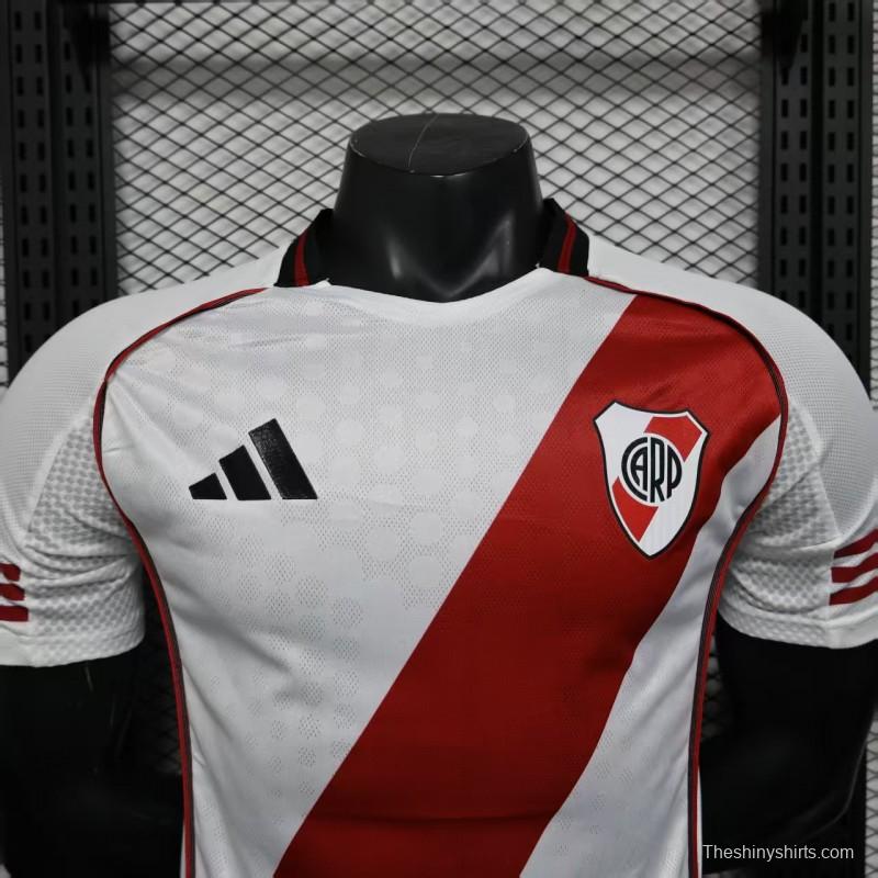 Player Version 25/26 River Plate Home Jersey