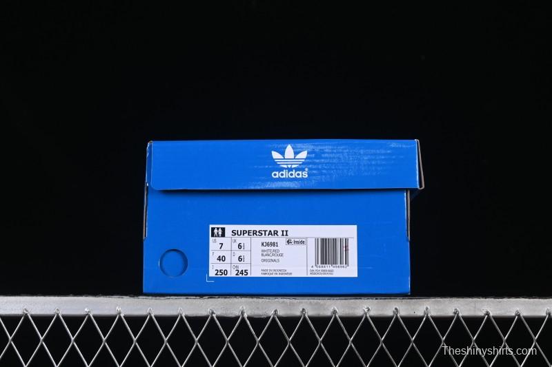 Adidas Superstar II Casual Sneakers with Shell Toe Design - KJ6981
