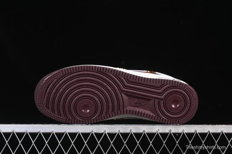 Nike Air Force 1'07 Low Casual Sneakers with Full-Length Air Cushion - IR0485-611