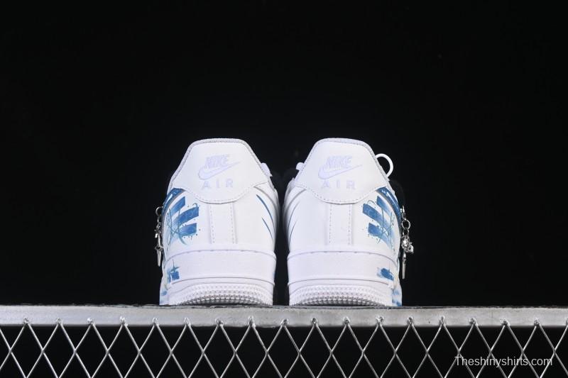 Nike Air Force 1'07 Low Pisces Hand-Painted Doodle Zodiac Series - 219-320