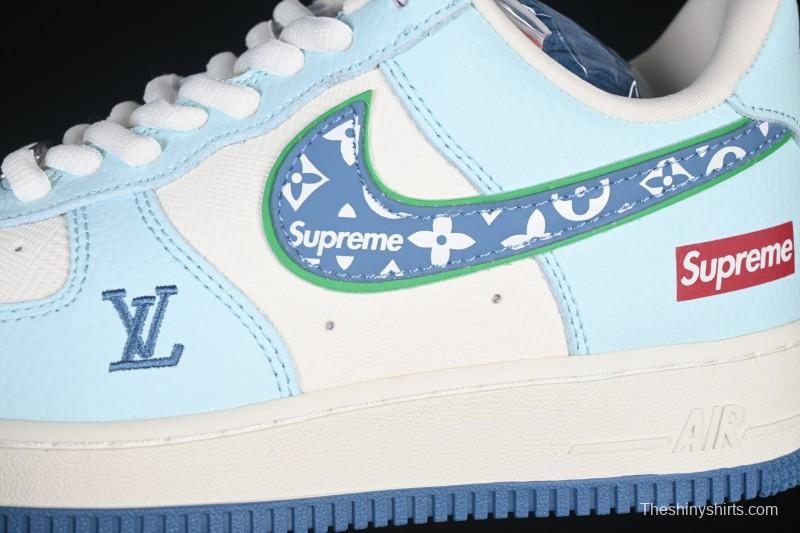 Nike Air Force 1 '07 Low LV Collaboration White Blue Casual Sneakers - YF9511-809