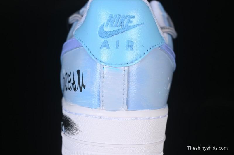 Nike Air Force 1'07 Low Chasing Dream Hand-Painted Graffiti Casual Sneakers - CW2288-101