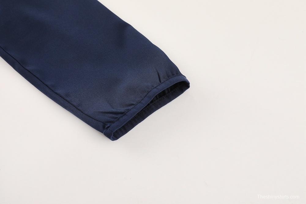 25/26 Arsenal Blue Half Zipper Jacket+Long Pants S-3XL