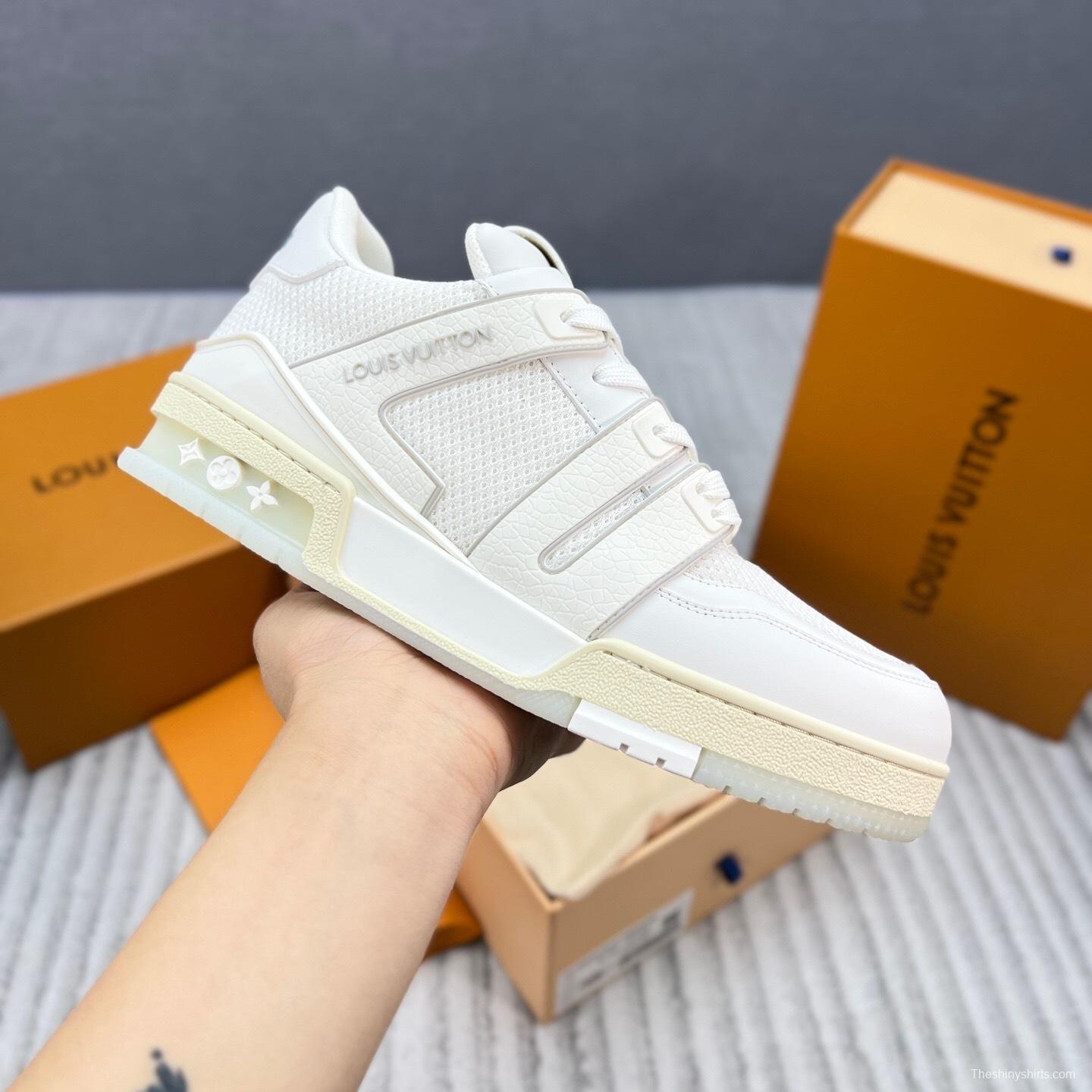 Louis Vuitton Trainer Sneaker Low Casual Sports Culture Versatile Basketball Shoes - LY00400