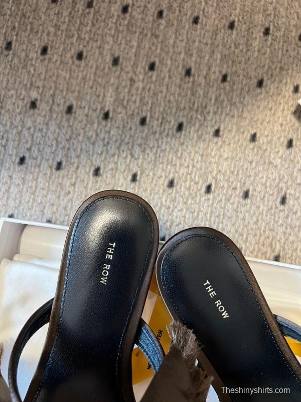 The Row 25ss Hand-Woven Bow Slippers - KFY00280