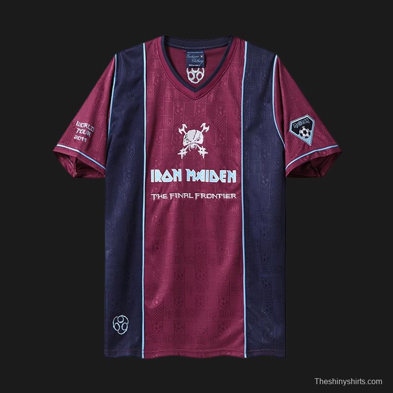 Retro 2011 West Ham United x Iron Maiden Away Jersey