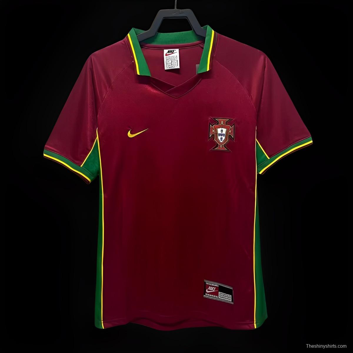 Retro 1998 Portugal Home Jersey