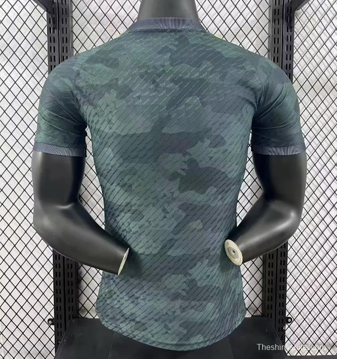 Player Version 23/24 Real Madrid Camouflage Green Jersey