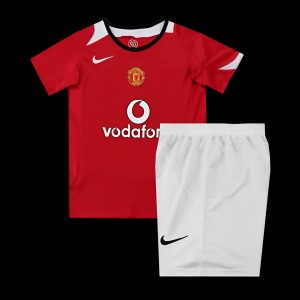 Retro Kids 04/06 Manchester United Home Jersey