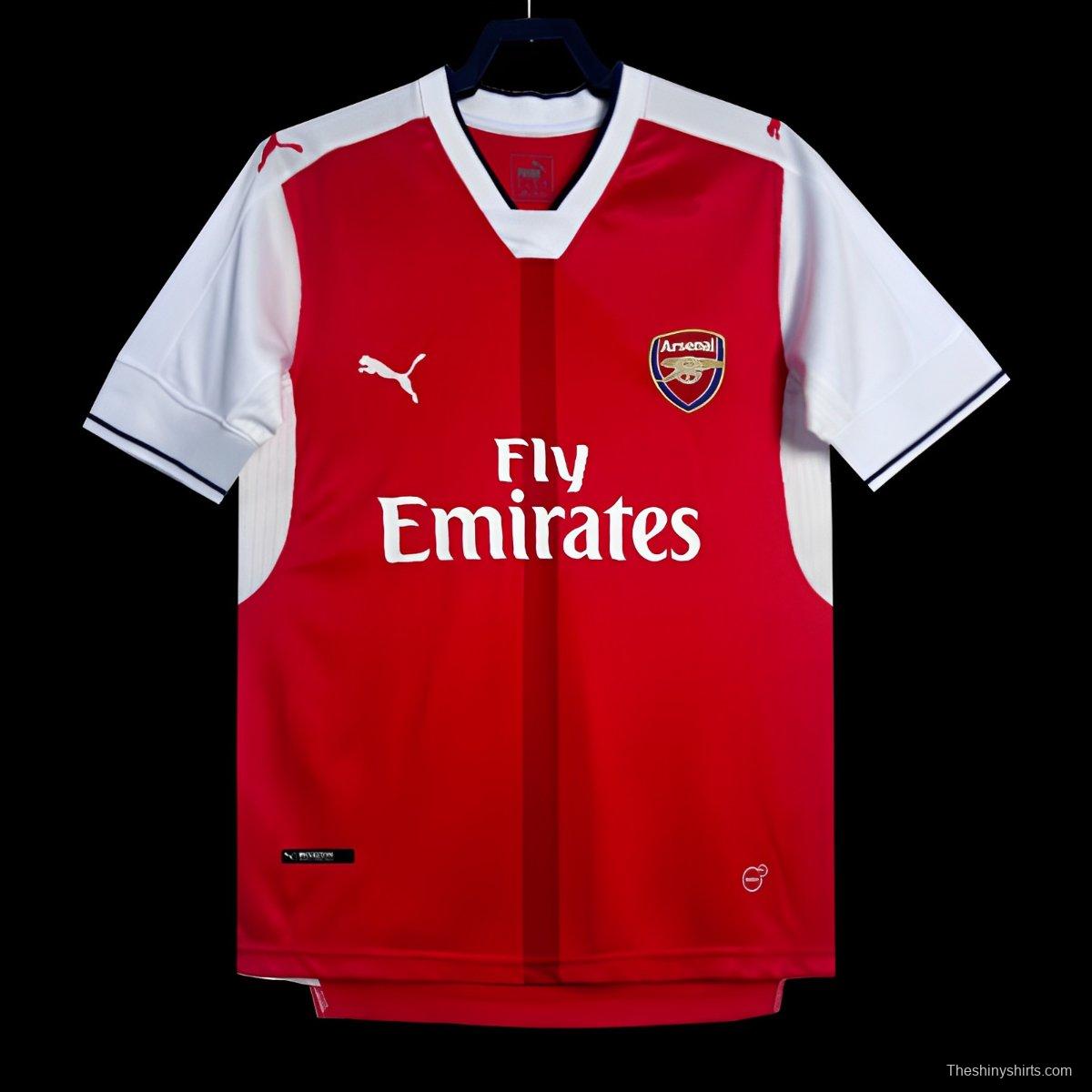 Retro 16/17 Arsenal Home Jersey