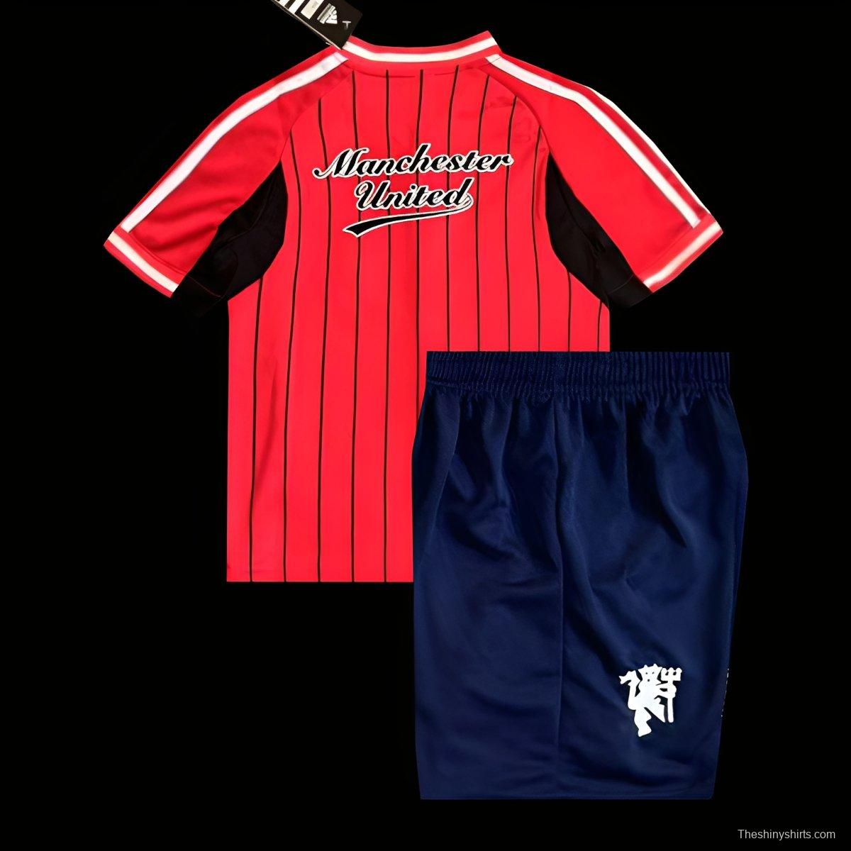 25/26 Kids Manchester United US Pack Baseball Jersey