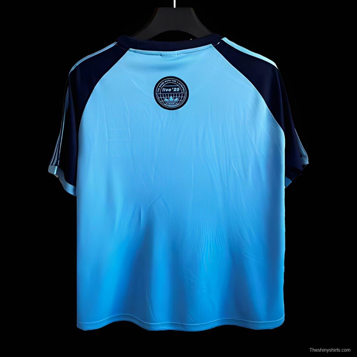 2025/26 Adidas Oasis Tour Blue Jersey